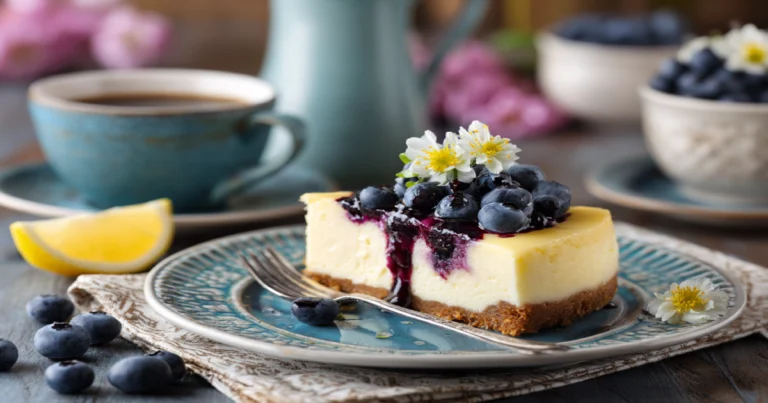 Lemon Blueberry Cheesecake