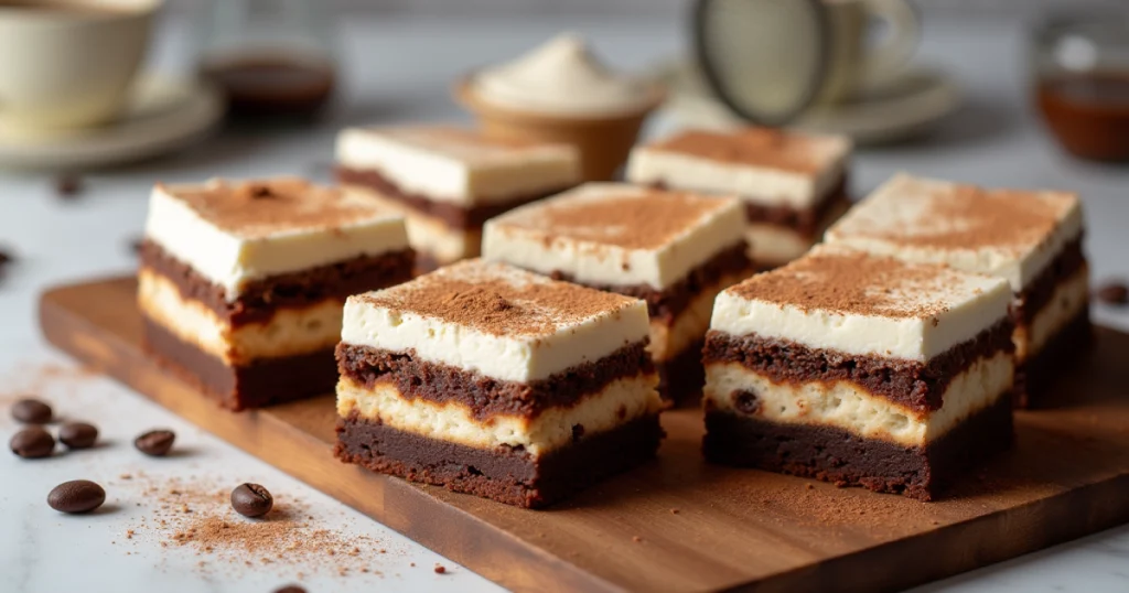 Tiramisu Brownies