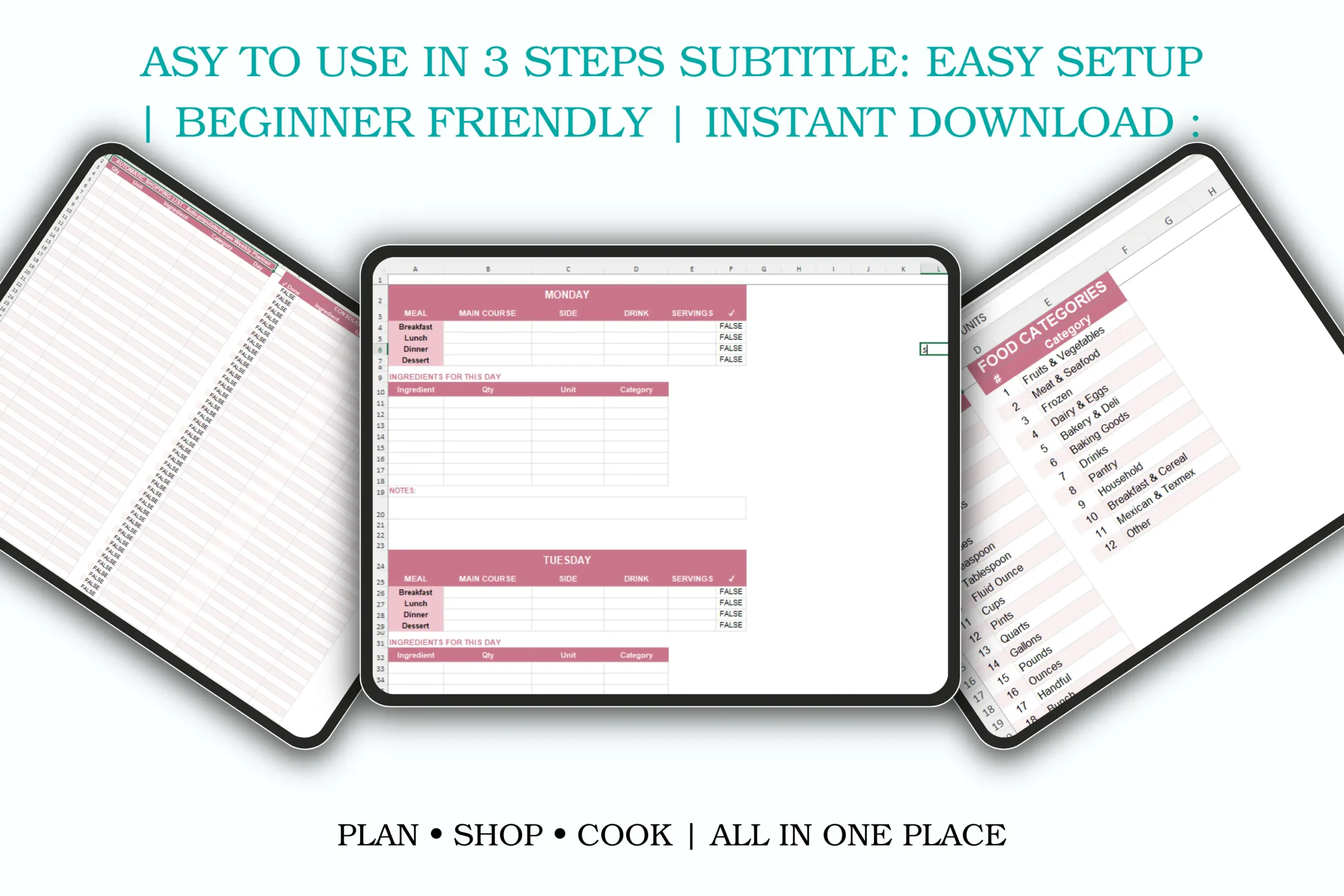 Weekly Meal Planner preview